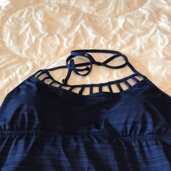 Mossimo Tankini Halter Style Swim Top - Picture 3 of 8